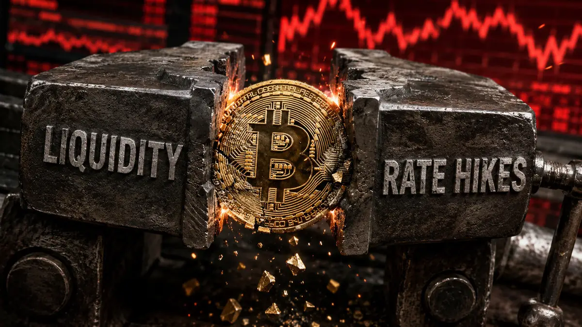 Fed Minutes Turn Bitcoin’s Rate-Cut Trade Into a Hike-Risk Problem